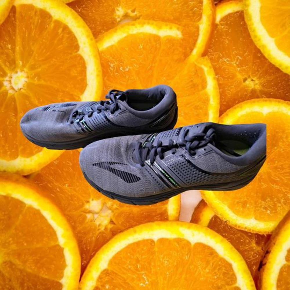 Brooks Gray 3D Fit Print Sneaker Size 10.5
